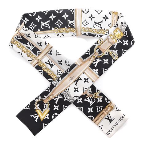 louis vuitton black monogram confidential bandeau scarf wrap|louis vuitton bandeau on bag.